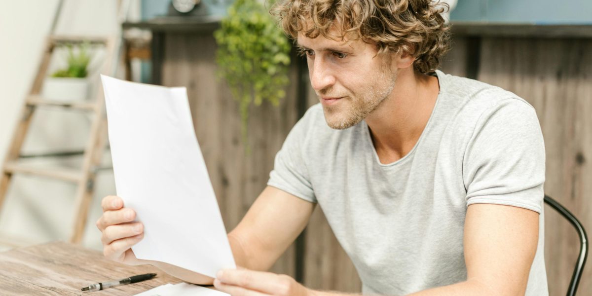A confident individual reviews their options, empowered by clear guidance in a complex market.