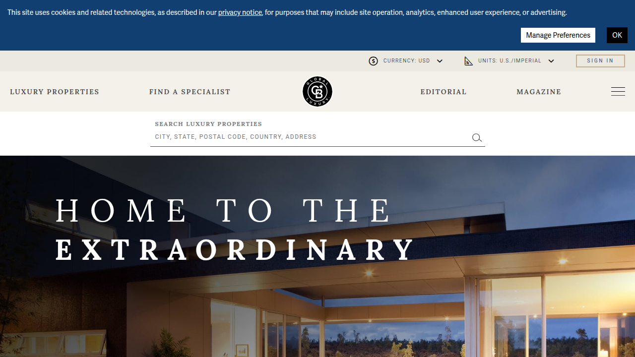 Refer to Coldwell Banker Luxury for market insights and reports on global luxury real estate.