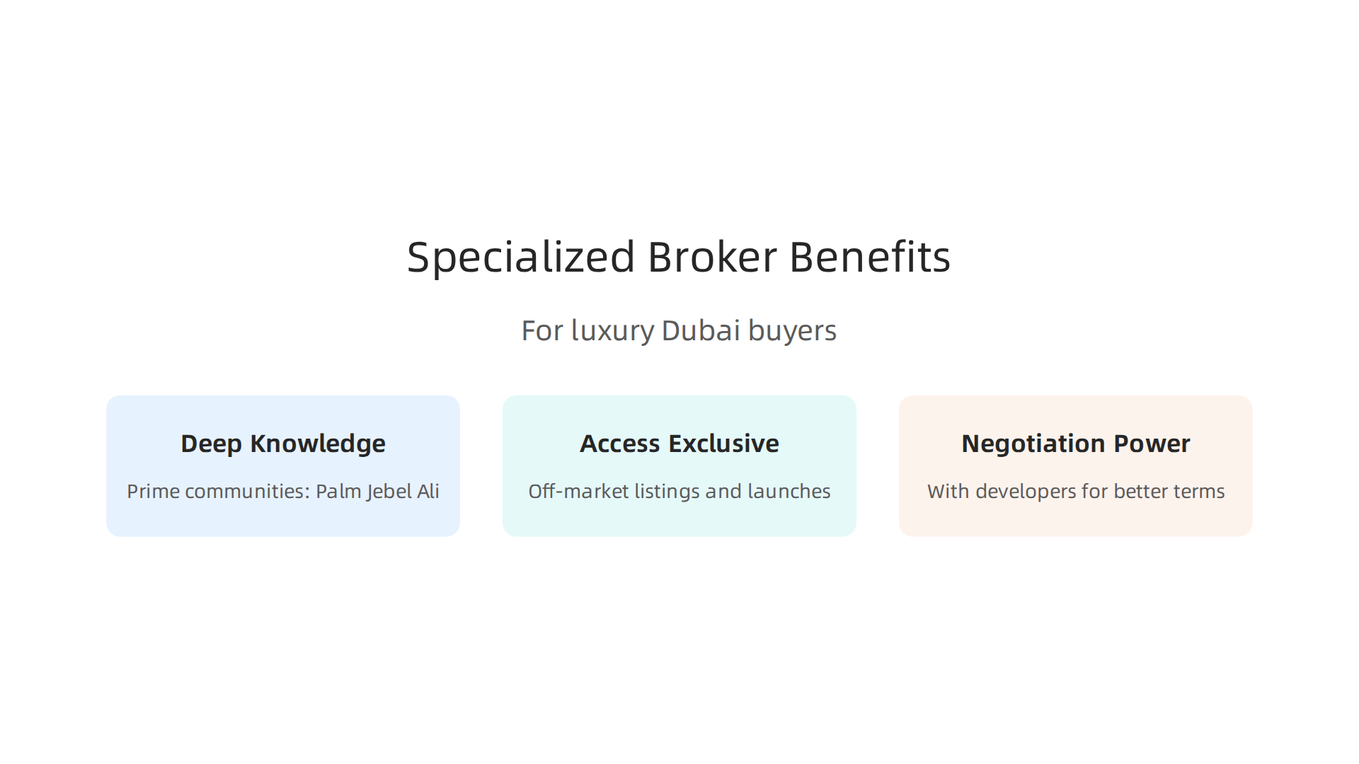 A specialized Dubai real estate broker offers distinct advantages for luxury buyers, ensuring a smarter investment.