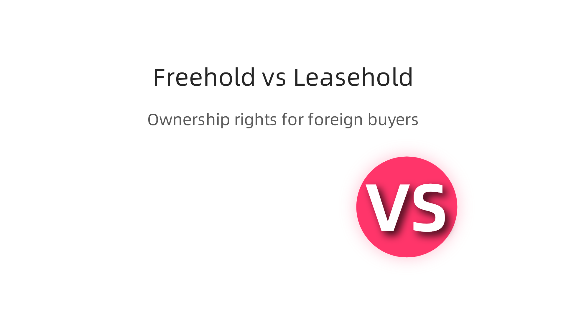 A comparison of freehold and leasehold ownership rights for foreign investors in Dubai.