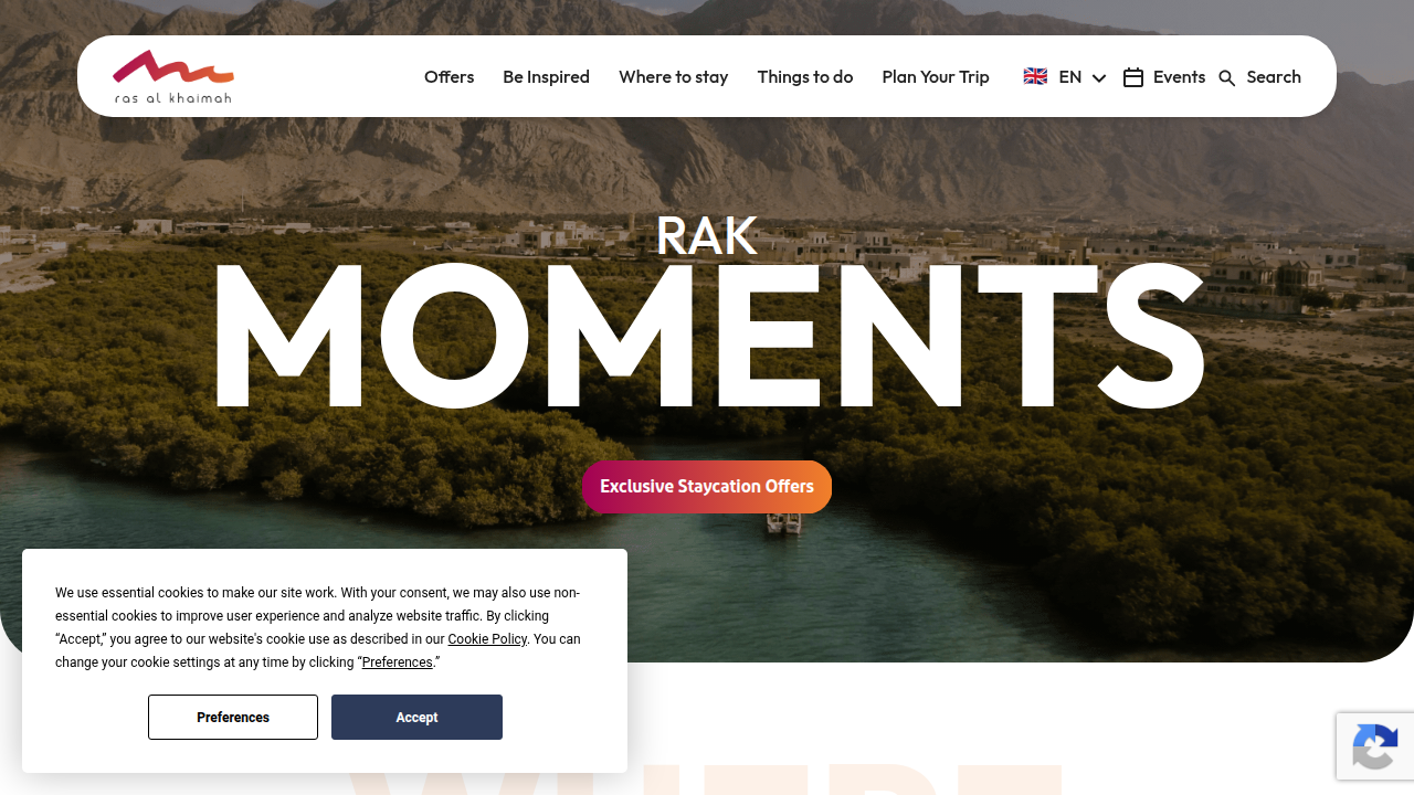 Explore the official tourism portal for Ras Al Khaimah, offering insights into its unique attractions and serene environment.