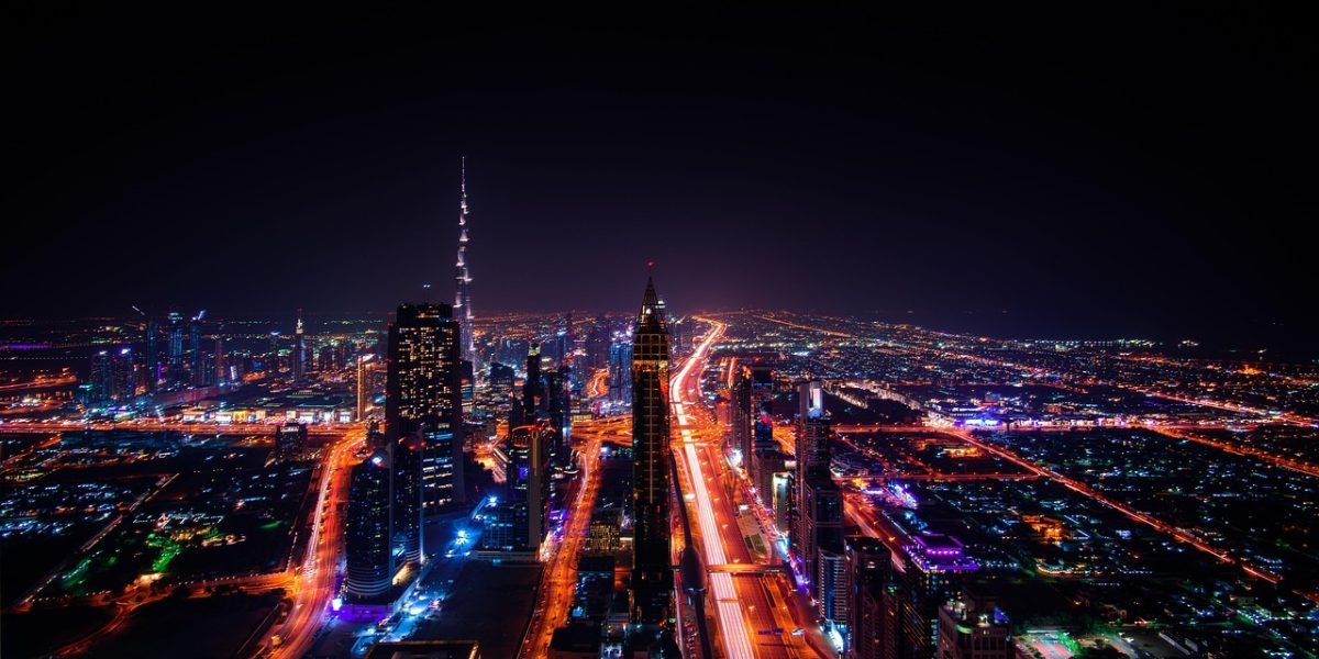 An expansive view of Downtown Dubai's iconic skyline, symbolizing opportunity and luxury.